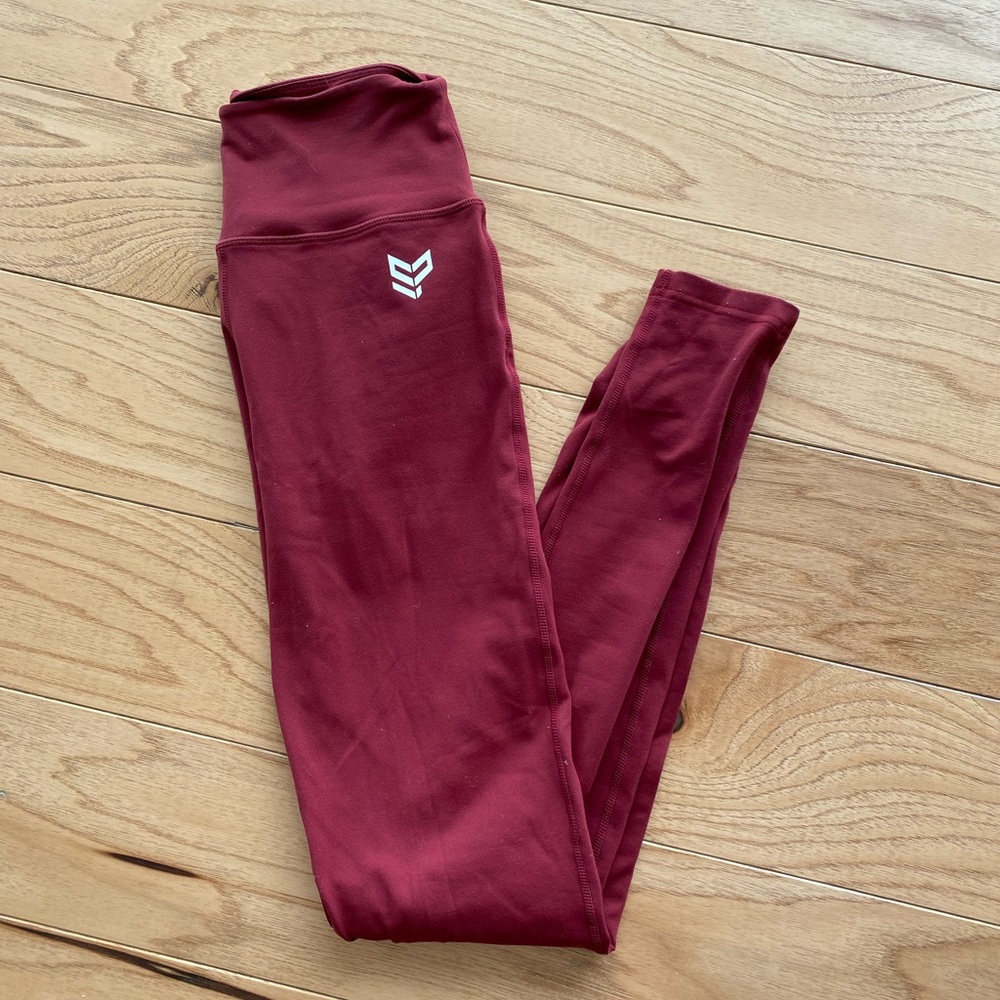 Strong Physique Red Leggings